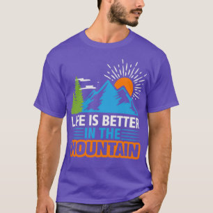 Het leven is beter in de grappige wandelende Gezeg T-shirt