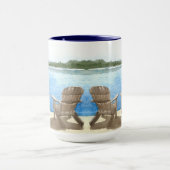 Het leven is beter in het meer, Adirondack-stoelen Mok (Midden)