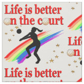 HET LEVEN IS BETER IN HET ONTWERP VAN HET GERECHT  STOF (Close Up)