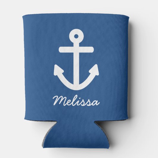 Het leven is beter in het strand blikjeskoeler (Achterkant)