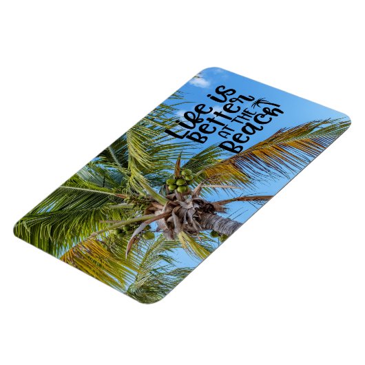 Het leven is beter in het strand magneet (Linkerzijde)