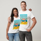 Het leven is beter in het strand t-shirt (Unisex)