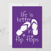 Het leven is beter in Teenslipper Aankondiging (Voorkant)