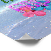 Het leven is beter in Teenslipper Poster (Hoek)