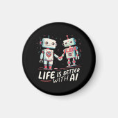 Het leven is beter met AI Magneet (Voorkant)