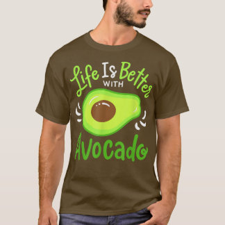 Het leven is beter met Avocado T-shirt