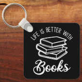 Het leven is beter met boeken sleutelhanger (Voorkant)