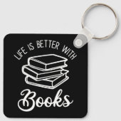 Het leven is beter met boeken sleutelhanger (Achterkant)