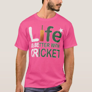 Het leven is beter met cricketfan Pakistan T-shirt