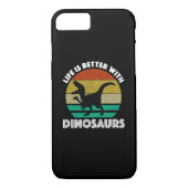Het leven is beter met dinosaurussen Case-Mate iPhone case (Achterkant)