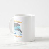 Het leven is beter met Dolphins Coffee-Mok Koffiemok (Voorkant links)