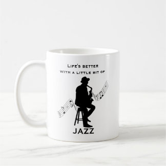 Het leven is beter met een beetje Jazz Cool Koffiemok