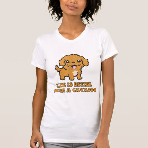 Het leven is beter met een Cavapoo - grappige hond T-shirt