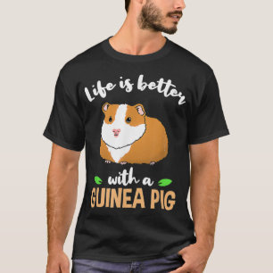 Het leven is beter met een cavia _1 t-shirt