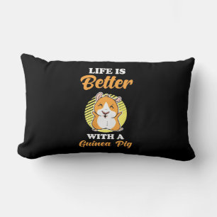 Het leven is beter met een cavia kussen