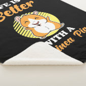 Het leven is beter met een cavia sherpa deken (3/4)