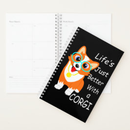 Het leven is beter met een Corgi   Planner