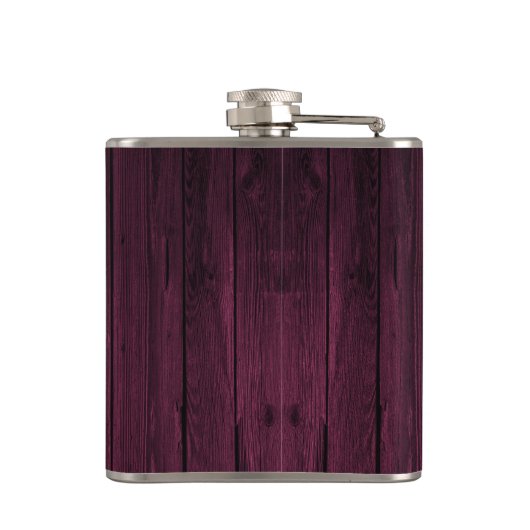 Het leven is beter met een Dog Flask - Magenta Heupfles (Achterkant)