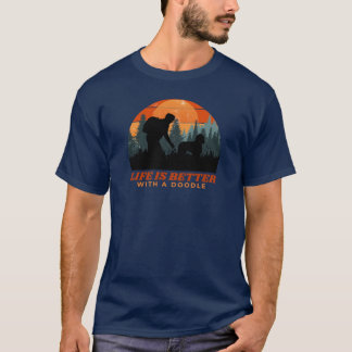 Het leven is beter met een Doodle Goldendle Labrad T-shirt
