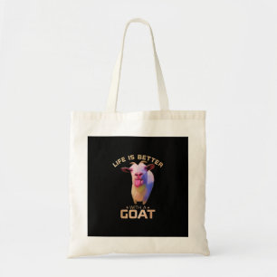 Het leven is beter met een geit cadeau tote bag