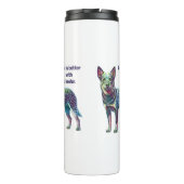 Het leven is beter met een Heeler Thermosbeker (Achterkant)