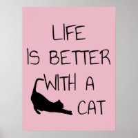 Het Leven Is Beter Met Een Kat - Kat Liefhebbers
