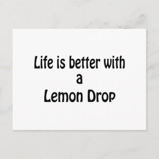 Het leven is beter met een Lemon Daling Briefkaart