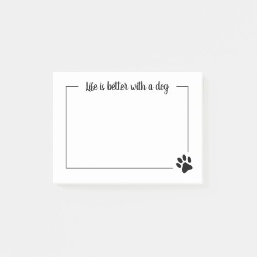 Het leven is beter met een Post-it® notes voor hon (Voorkant)
