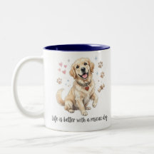 Het Leven Is Beter Met Een Reddingshond Golden Ret