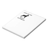 Het leven is beter met een Rottweiler Notitieblok (Gedraaid)