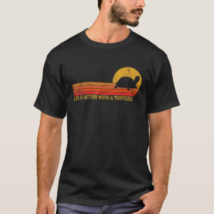 Het leven is beter met een schildpad Funny Tortoi T-shirt