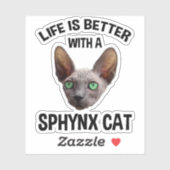 Het leven is beter met een snuitje sticker (Vel)