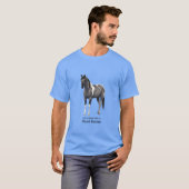 Het leven is beter met een verfpaard Grulla Pinto T-shirt (Voorkant volledig)