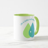 Het leven is beter met Essential Oils Mok (Voorkant rechts)