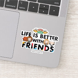 Het leven is beter met FRIENDS™ Chibi Art Sticker
