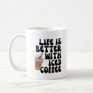 Het leven is beter met gehakt koffie koffiemok