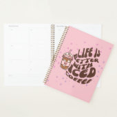 Het leven is beter met gehakt koffie planner (Display)