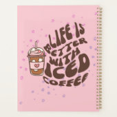 Het leven is beter met gehakt koffie planner (Achterkant)