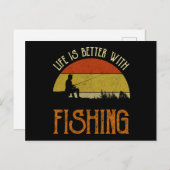 Het leven is beter met Gevist Briefkaart (Voorkant / Achterkant)