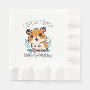 Het Leven Is Beter Met Hamsters Servet