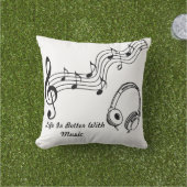 Het leven is beter met het Sierkussen Muziek (Gras)