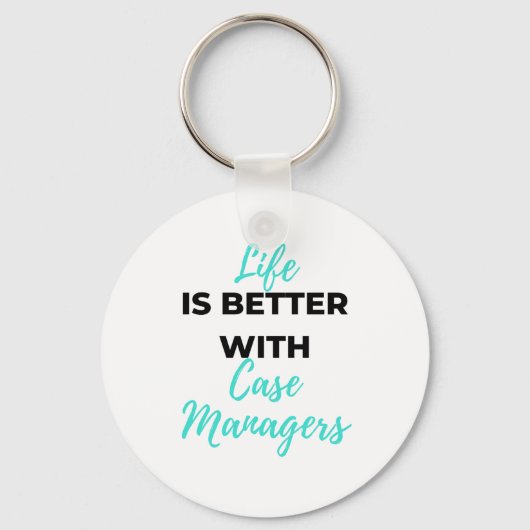 Het leven is beter met Hoesje managers 2 Sleutelhanger (Voorkant)