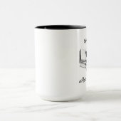 HET LEVEN IS BETER MET KAT KOFFIE EN BOEKEN MOK (Midden)