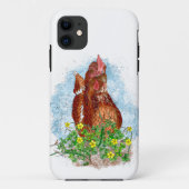 Het leven is beter met kippen Case-Mate iPhone case (Achterkant)