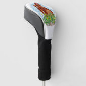 Het leven is beter met kippen golfheadcover (Schuin)