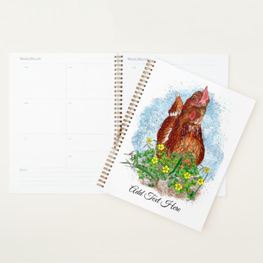 Het leven is beter met kippen planner (Display)