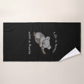 Het leven is beter met Koala Badhanddoek (Badhanddoek)