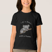 Het leven is beter met Koala Tri-Blend Shirt (Voorkant)