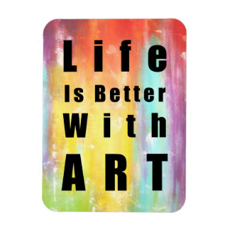 Het leven is beter met kunst magneet