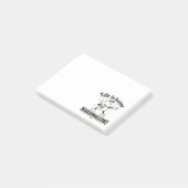 Het leven is beter met marshmallows post-it® notes (Schuin)